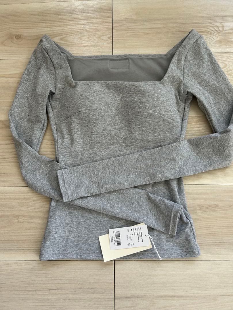 DREAMY x WABISABI 長袖トップ ストーングレー