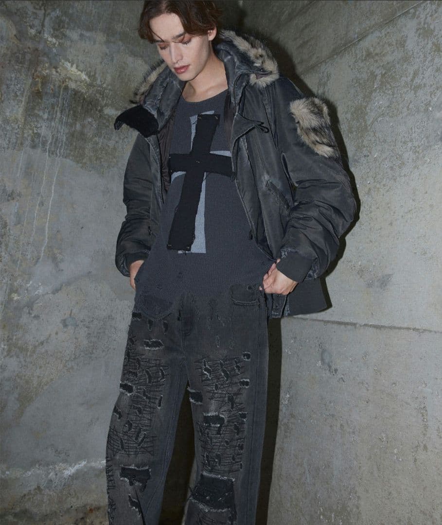 バリカタ GRANCY クロスパッチダメージ サーマルロンT M