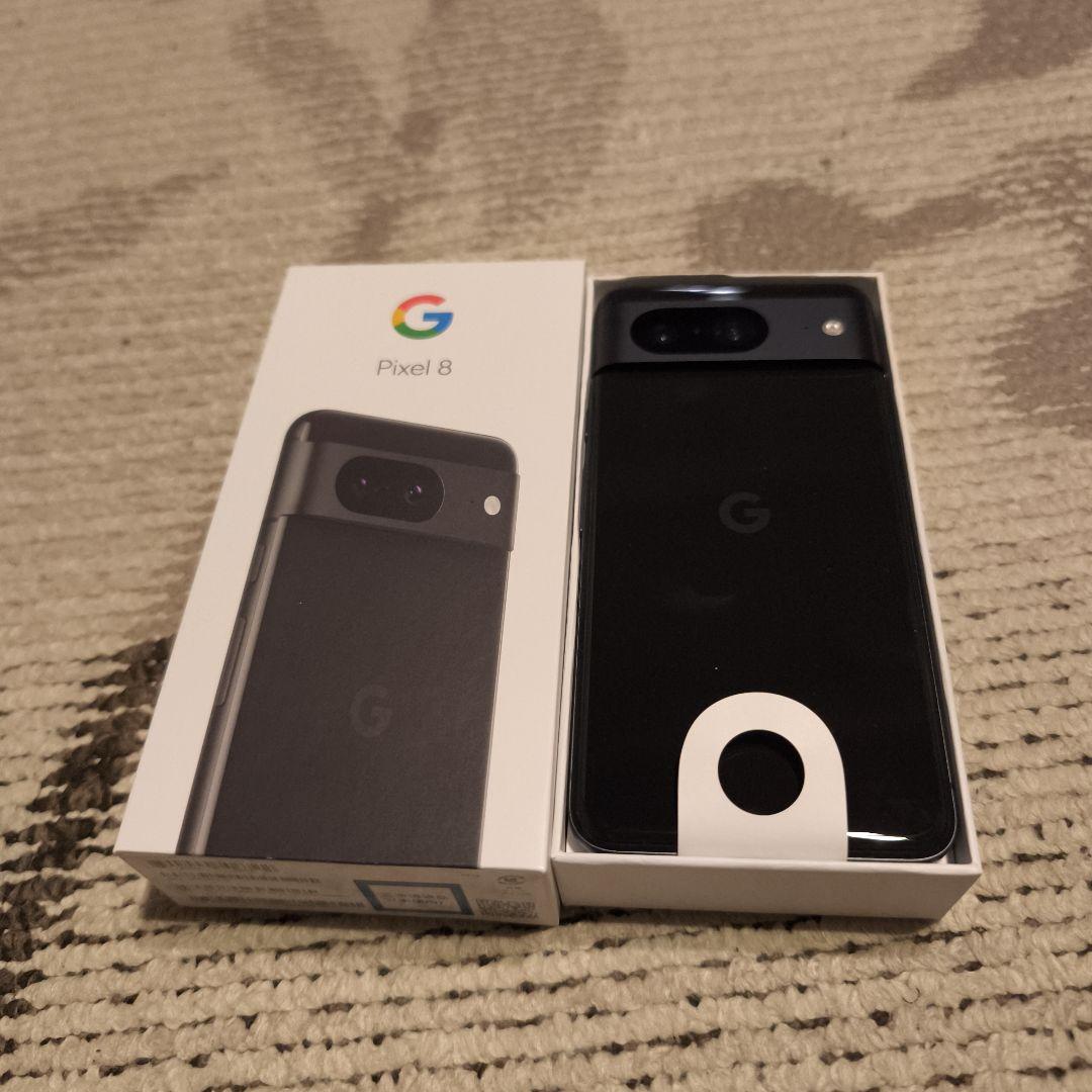 【中古未使用品】Google Pixel 8 Obsidian 128 GB