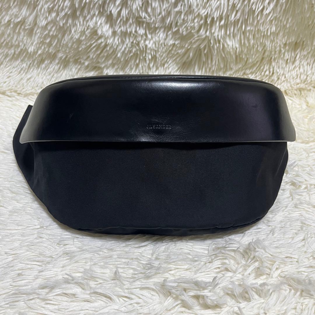 【美品】JIL sander LID BELT バッグ ブラック