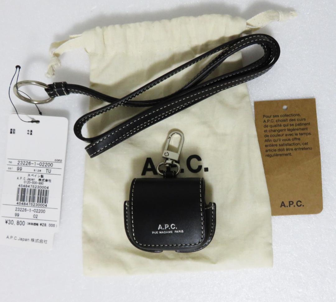 定価3万 A.P.C. Airpods Case Max 3eme ブラック