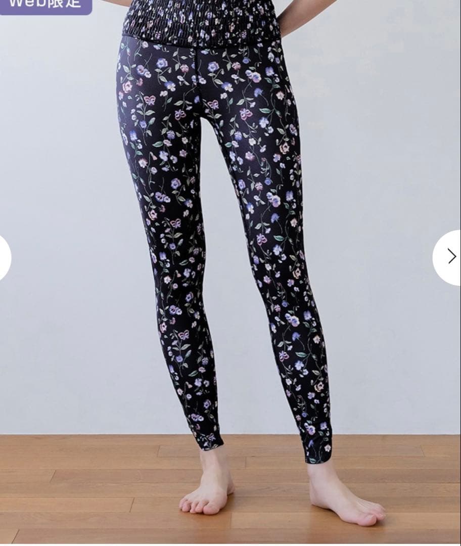 SUKALA スカーラ ヨガウェア M スプリングフラワー　レギンス