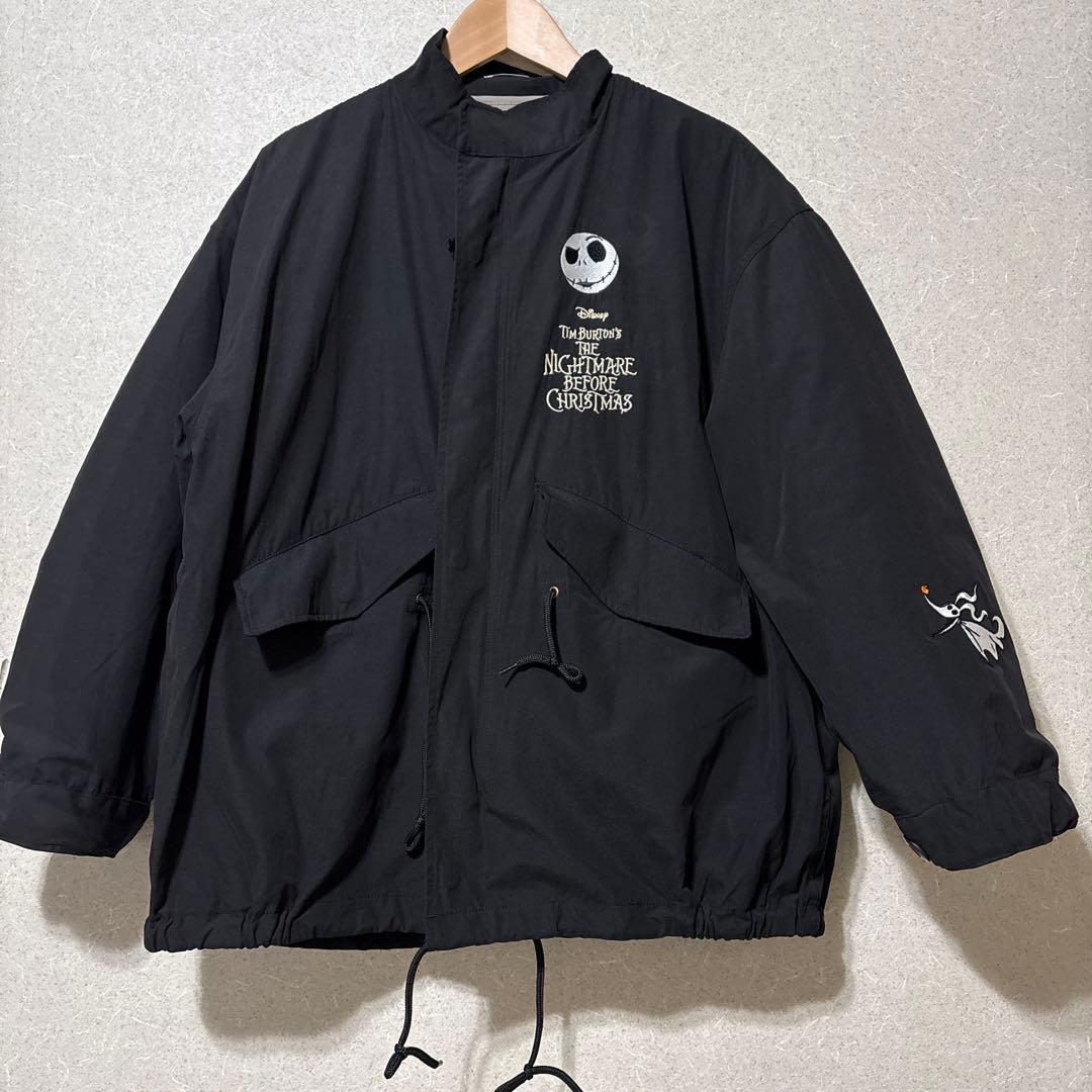 グラニフ　ナイトメア　永遠に　ショートモッズコート　ブラックSS 男女兼用