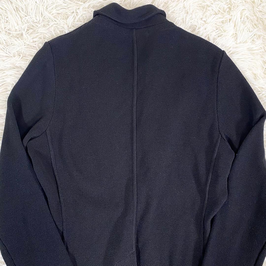 LARDINI ラルディーニ ニット　コットン　ジャケット　ブートニエール　黒