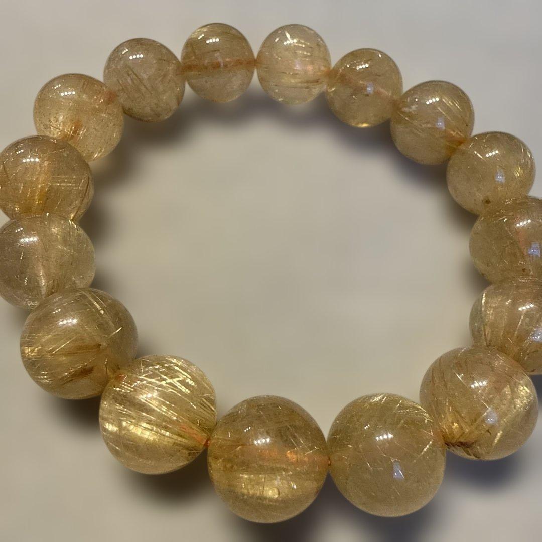 苑*様 ルチルクォーツ天然石ブレスレット