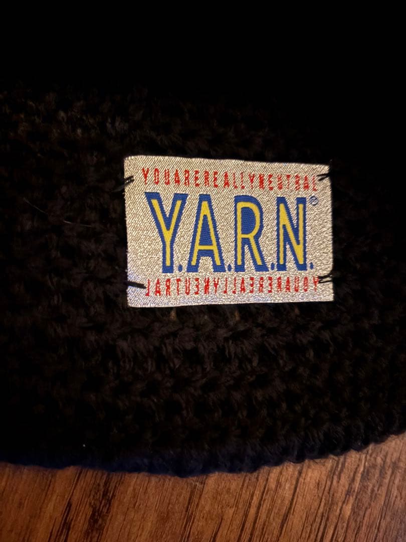 帽子 Y.A.R.N 3D cross knit hat
