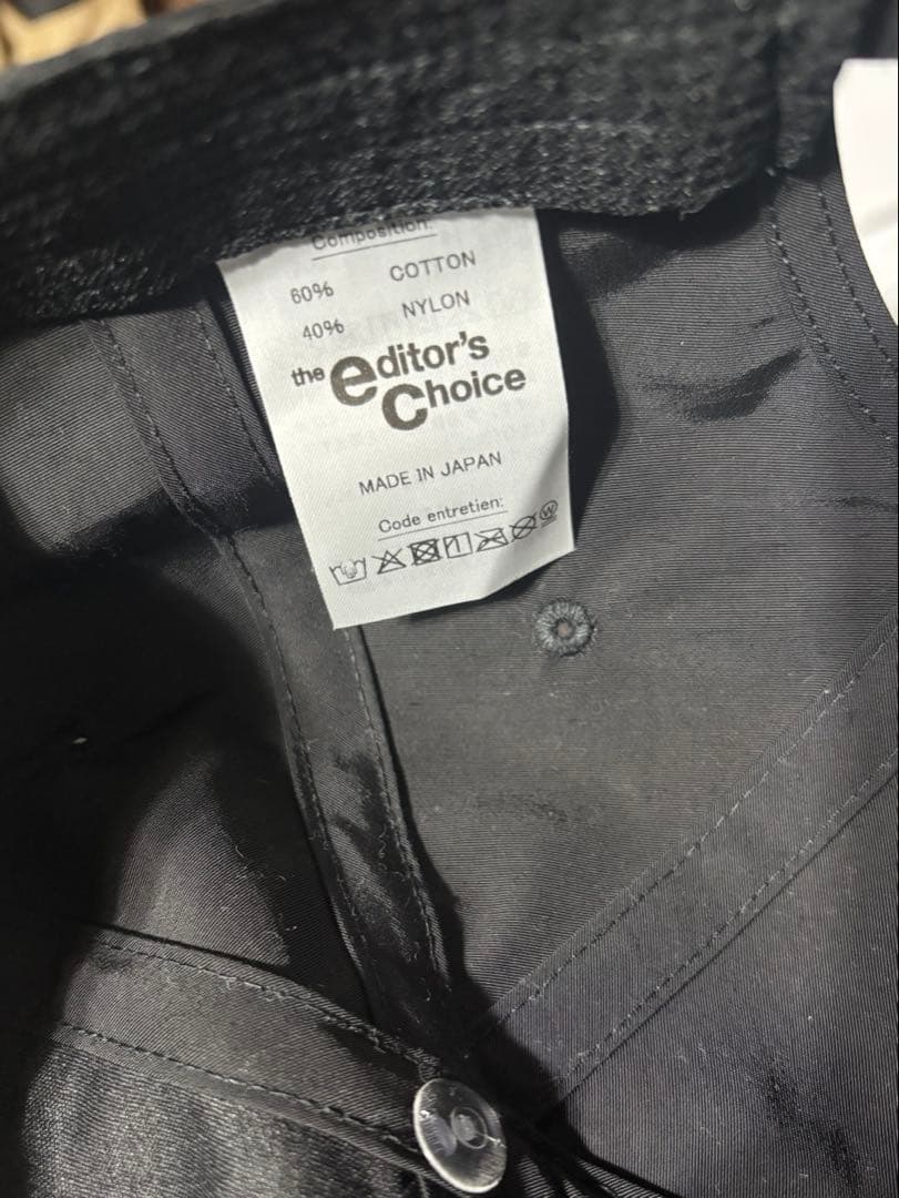 帽子 the Editors Choice the ec NYCO Big Cap