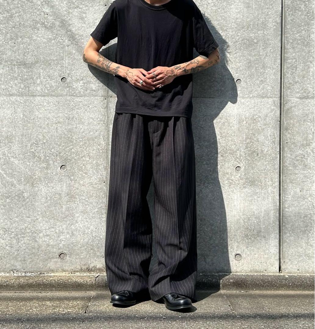 SHIKITARI ストライプスラックス