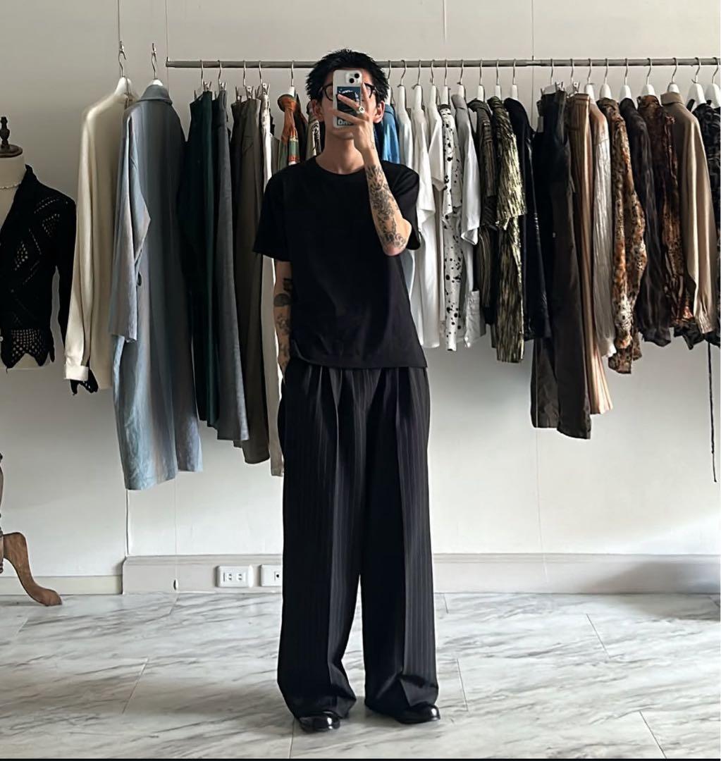 SHIKITARI ストライプスラックス