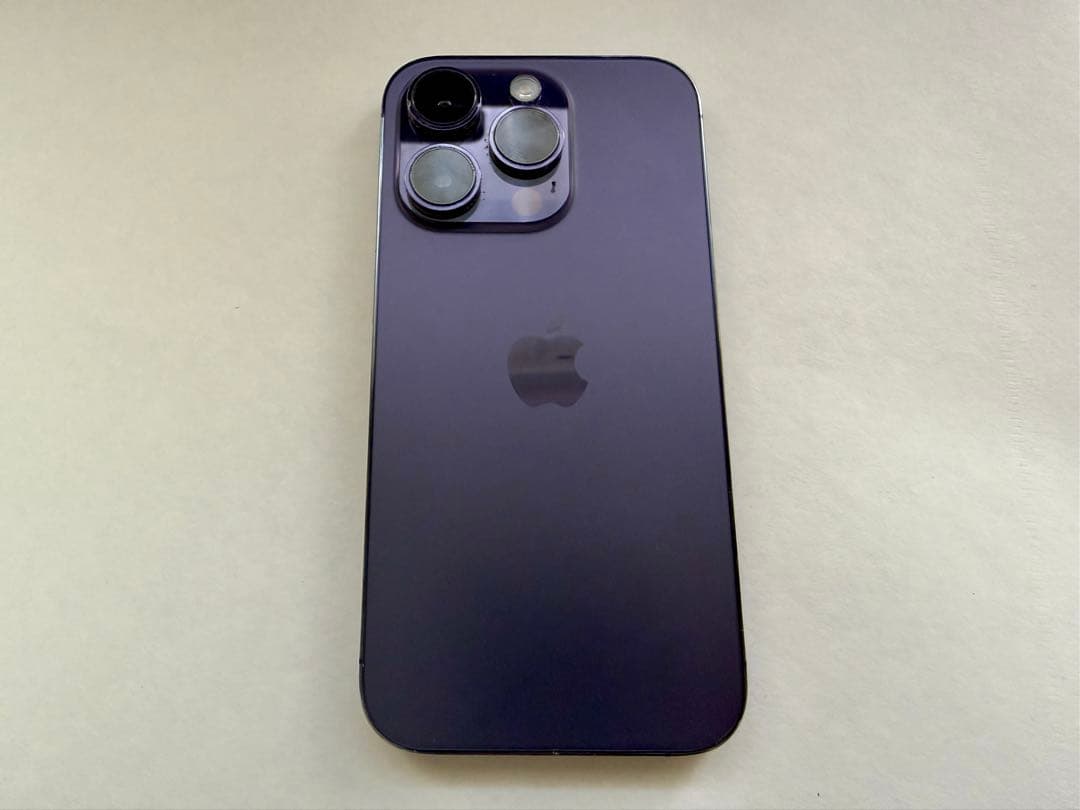 Apple iPhone 14 Pro ディープパープル 本体　箱ケーブル付き