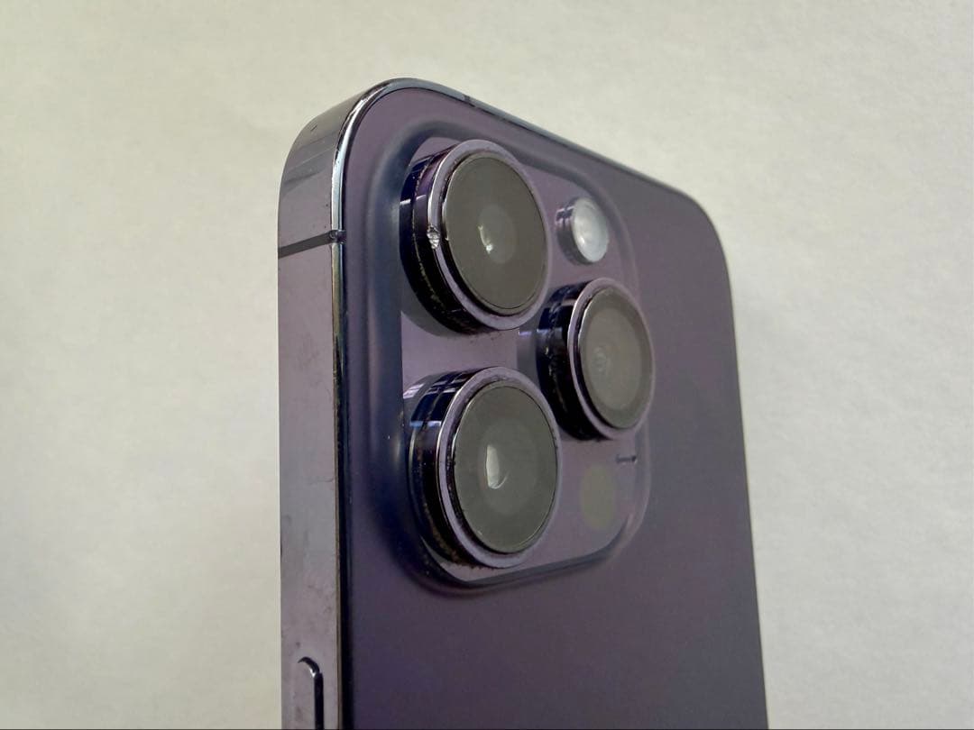 Apple iPhone 14 Pro ディープパープル 本体　箱ケーブル付き