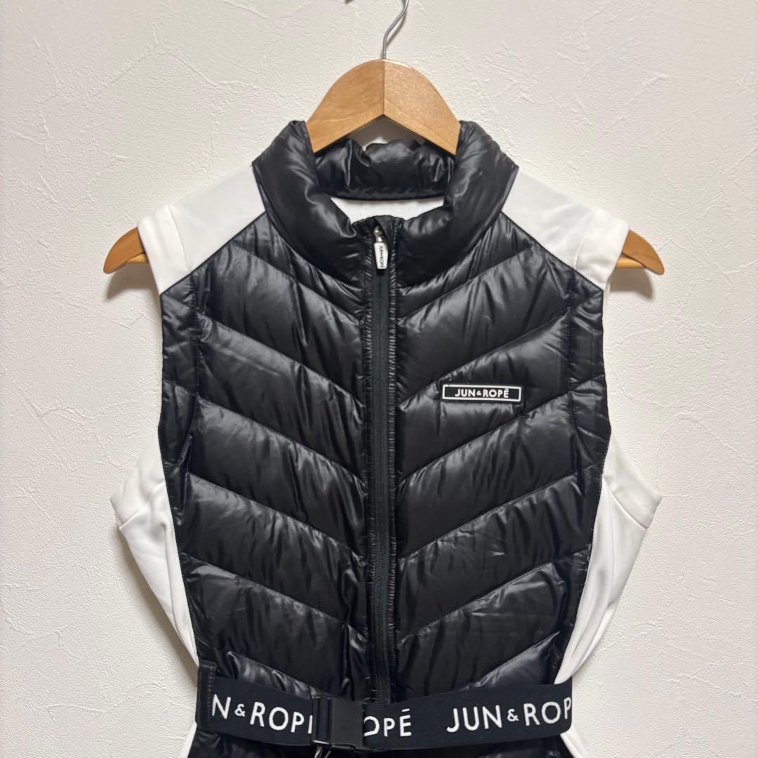 最終価格ジュンアンドロペ　JUN&ROPE' ダウン　ワンピース