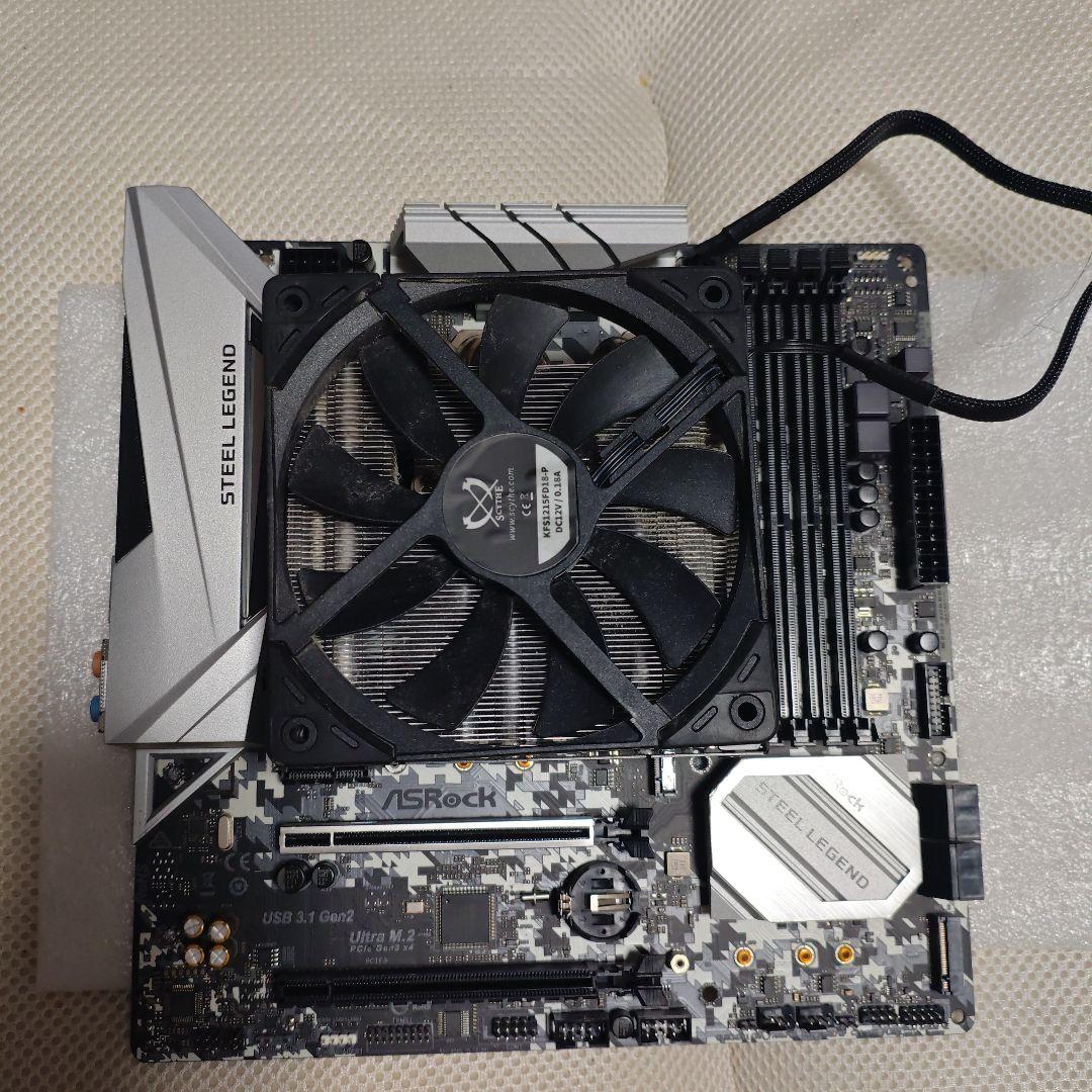 ASRock SteelLegendマザーボードAMD ryzen 5 3600