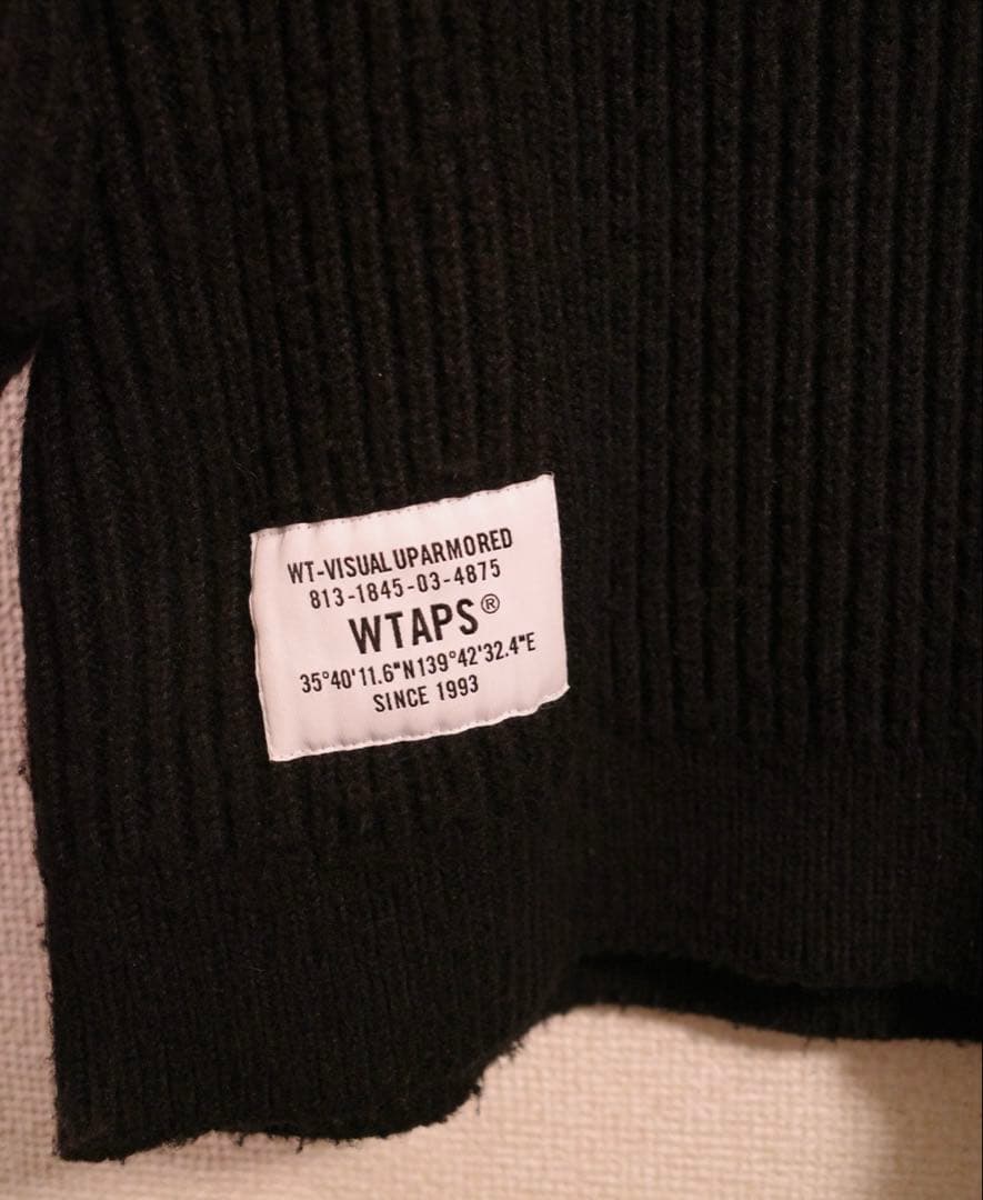 トップス 24AW WTAPS DECK / SWEATER / POLY BLACK S