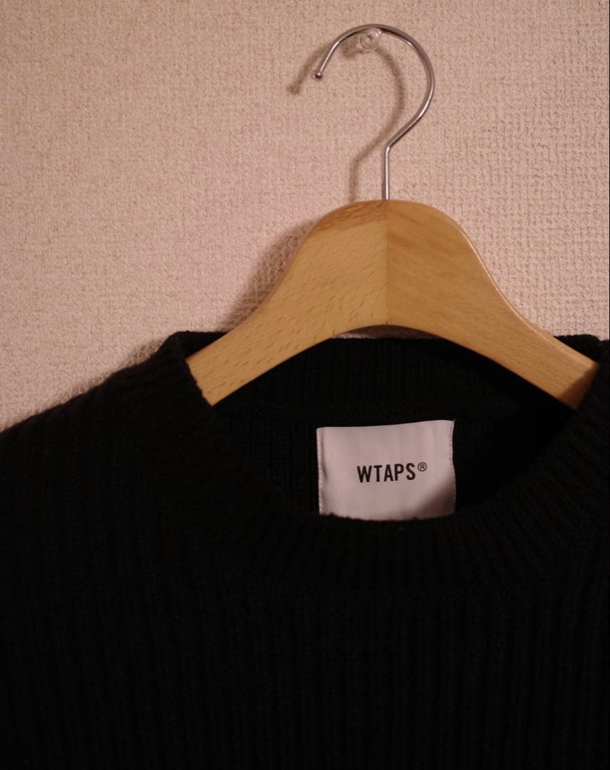 トップス 24AW WTAPS DECK / SWEATER / POLY BLACK S