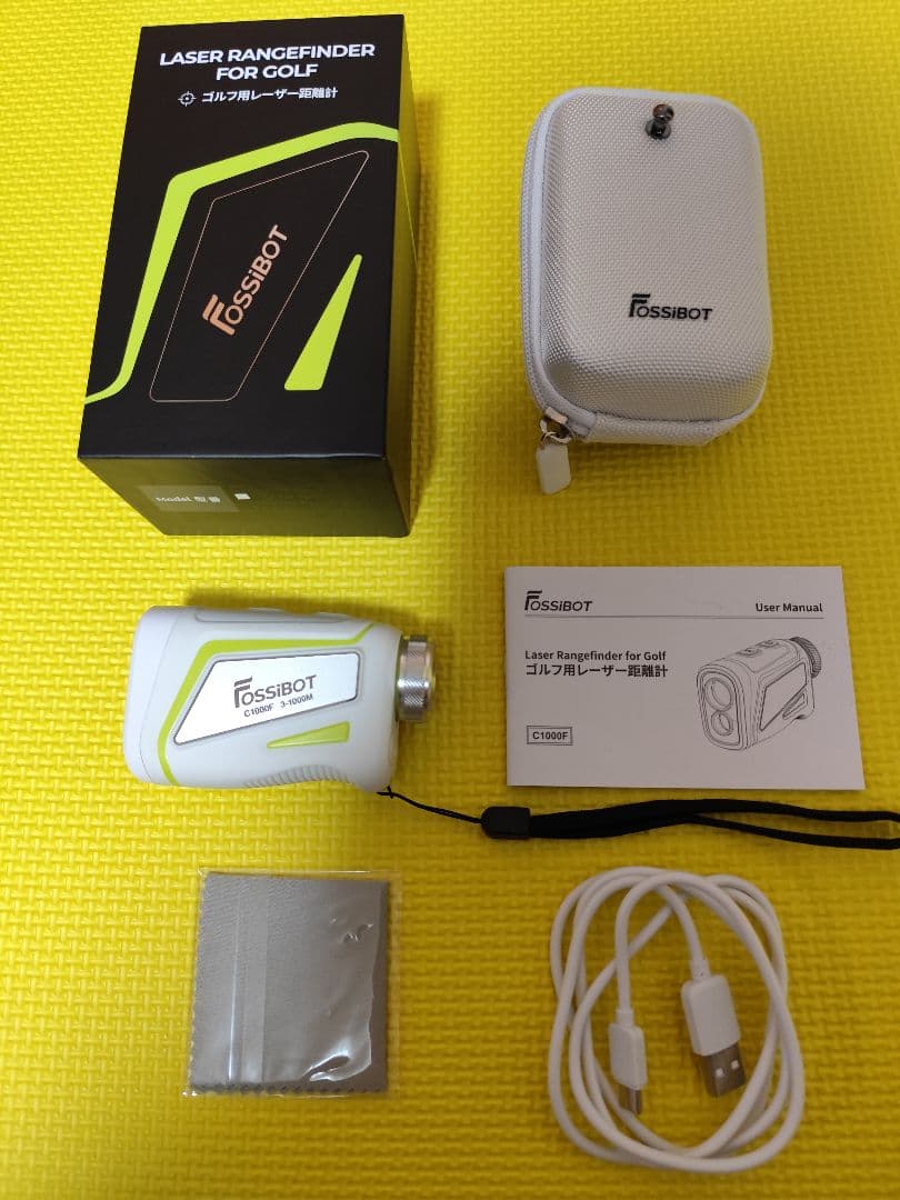 FOSSIBOT ゴルフ用レーザー距離計 C1000F
