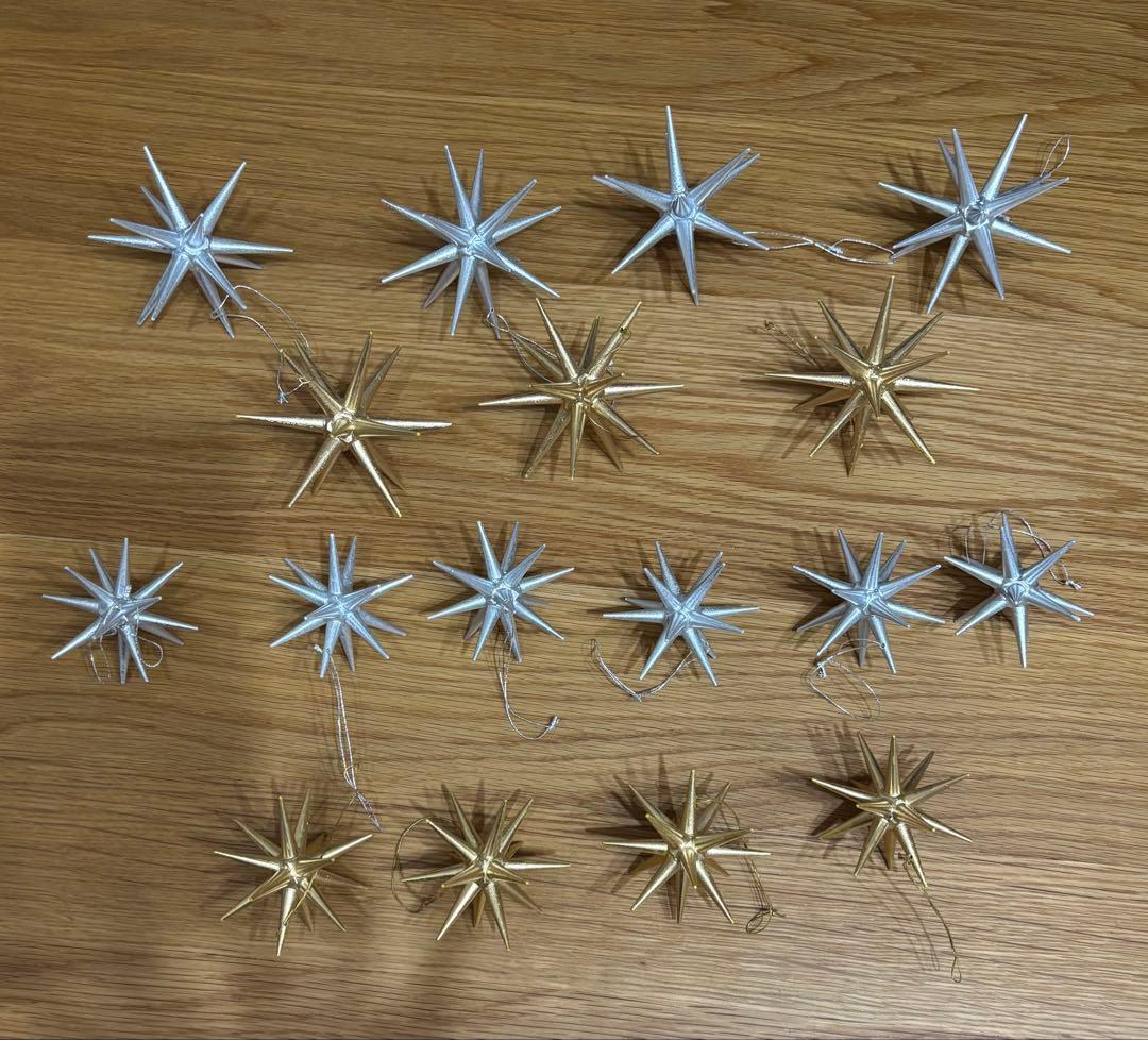 ベツレヘムの星★17個セット★オーナメント★ドイツ製【正規輸入品】★クリスマス