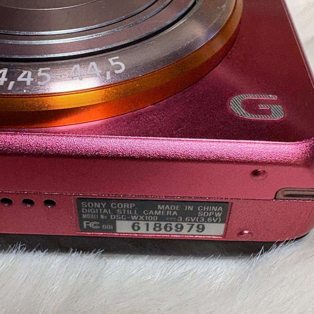 ⭐️SONY⭐️ ソニー Cyber-Shot DSC-WX100 ピンク