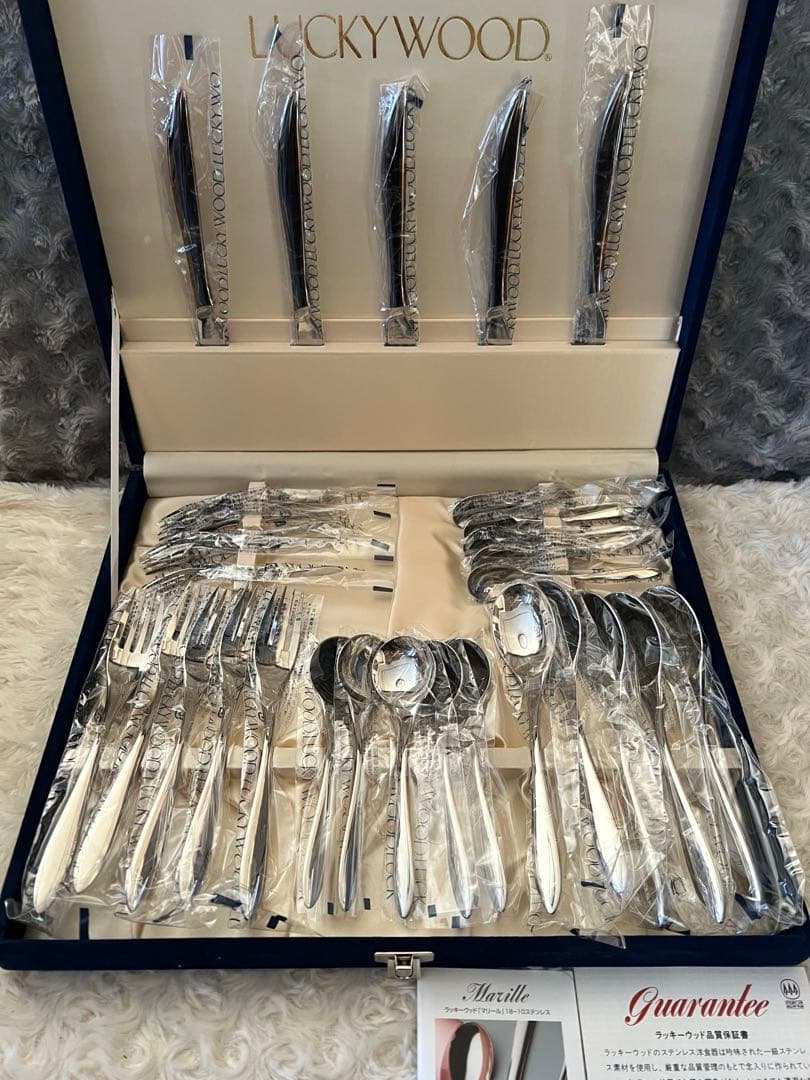 ラッキーウッド　カトラリーセット　マリール　ディナーセット〈30本セット〉