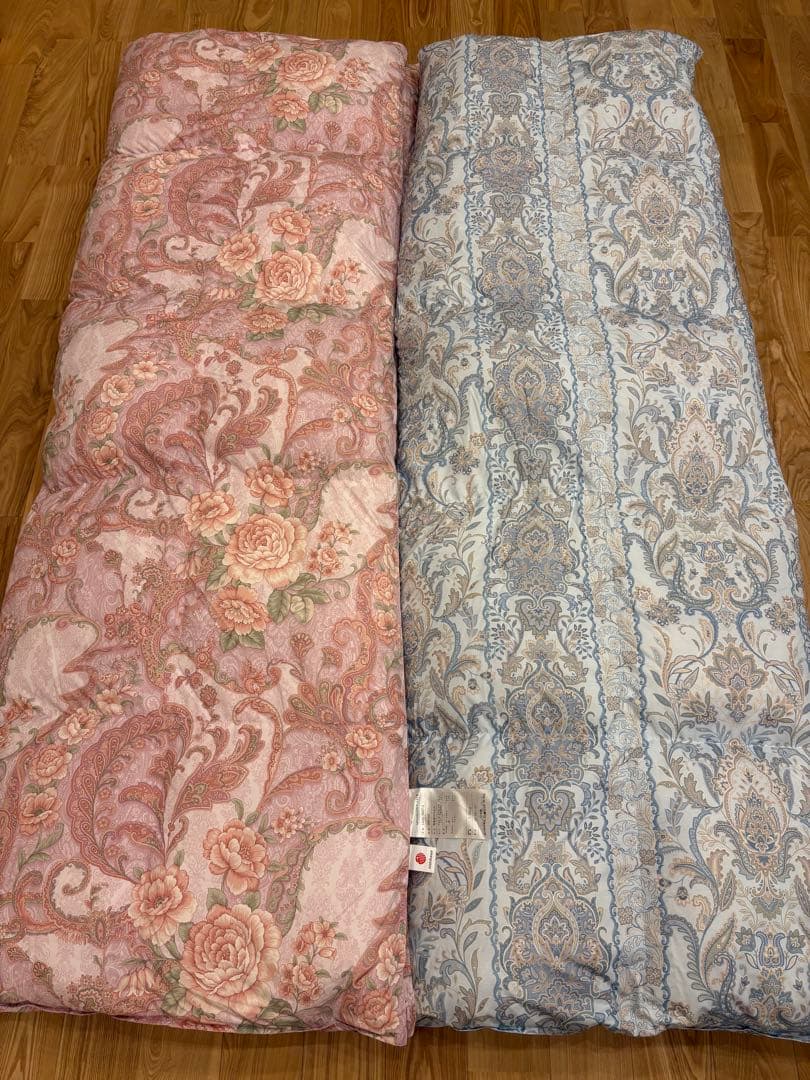 ☆jojo☆西川 羽毛布団 シングル 150×210cm 2枚セット