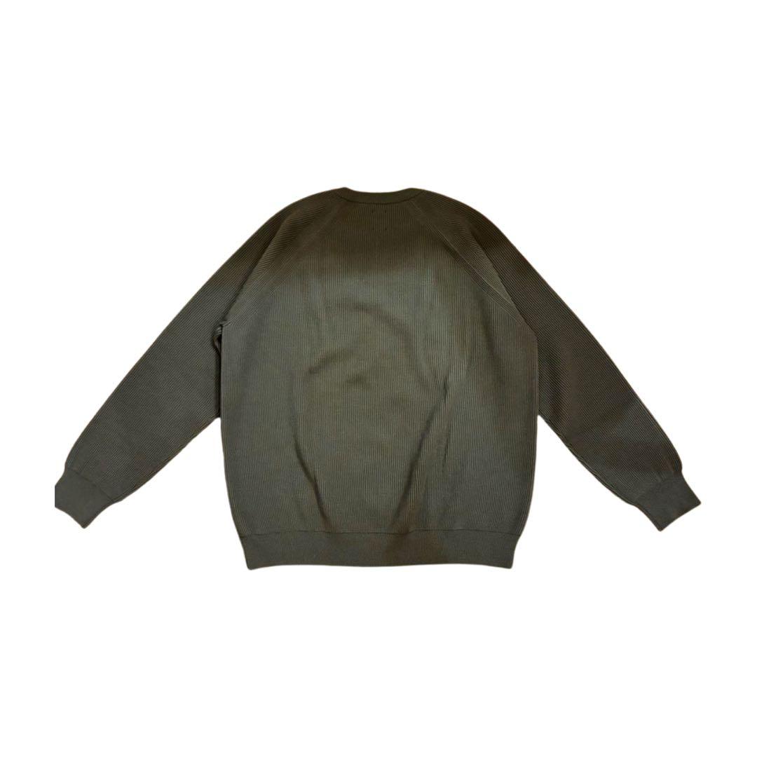 【美品】BATONER HARD TWIST WOOL CREW NECK