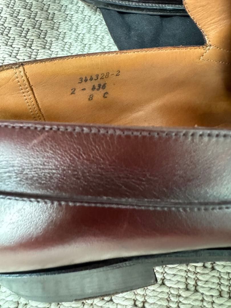 最終価格！J.M. WESTON ダークブラウン ローファー 8 C