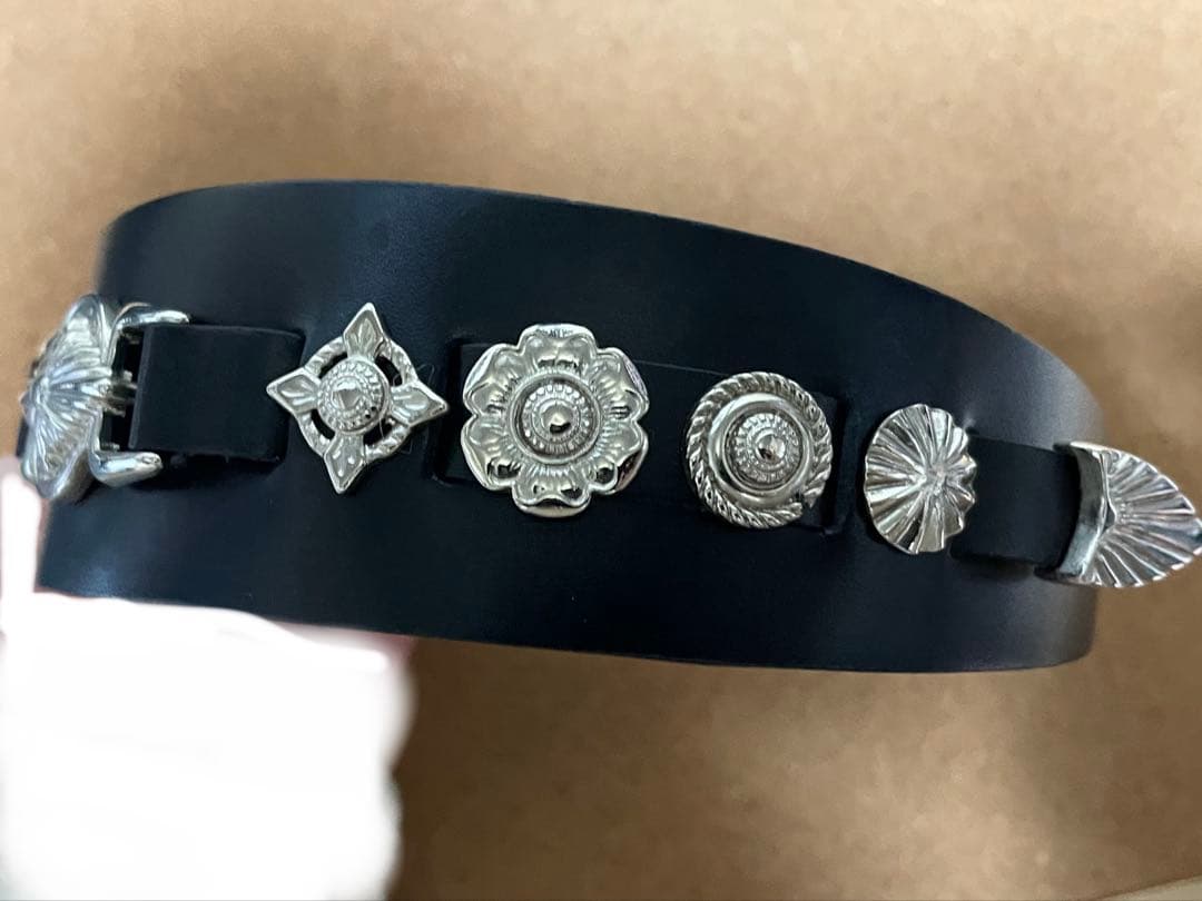 【TOGA PULLA】 Leather headband 2 カチューシャ