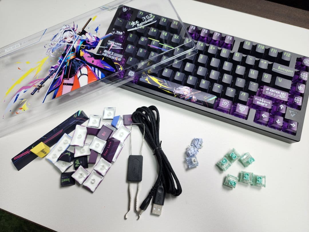 ATK RS7 PRO　おまけ : Gateron Jade gaming 6個