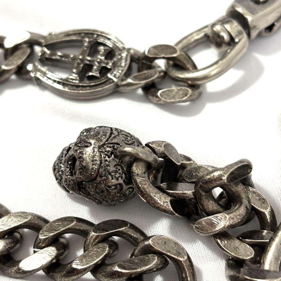 crimie クライミー ウォレットチェーン クロス ドクロ 十字架 スカル