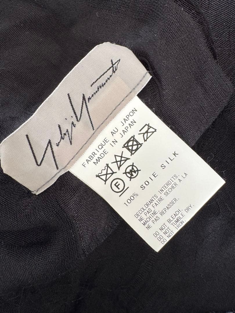 Yohji Yamamoto シルクストール