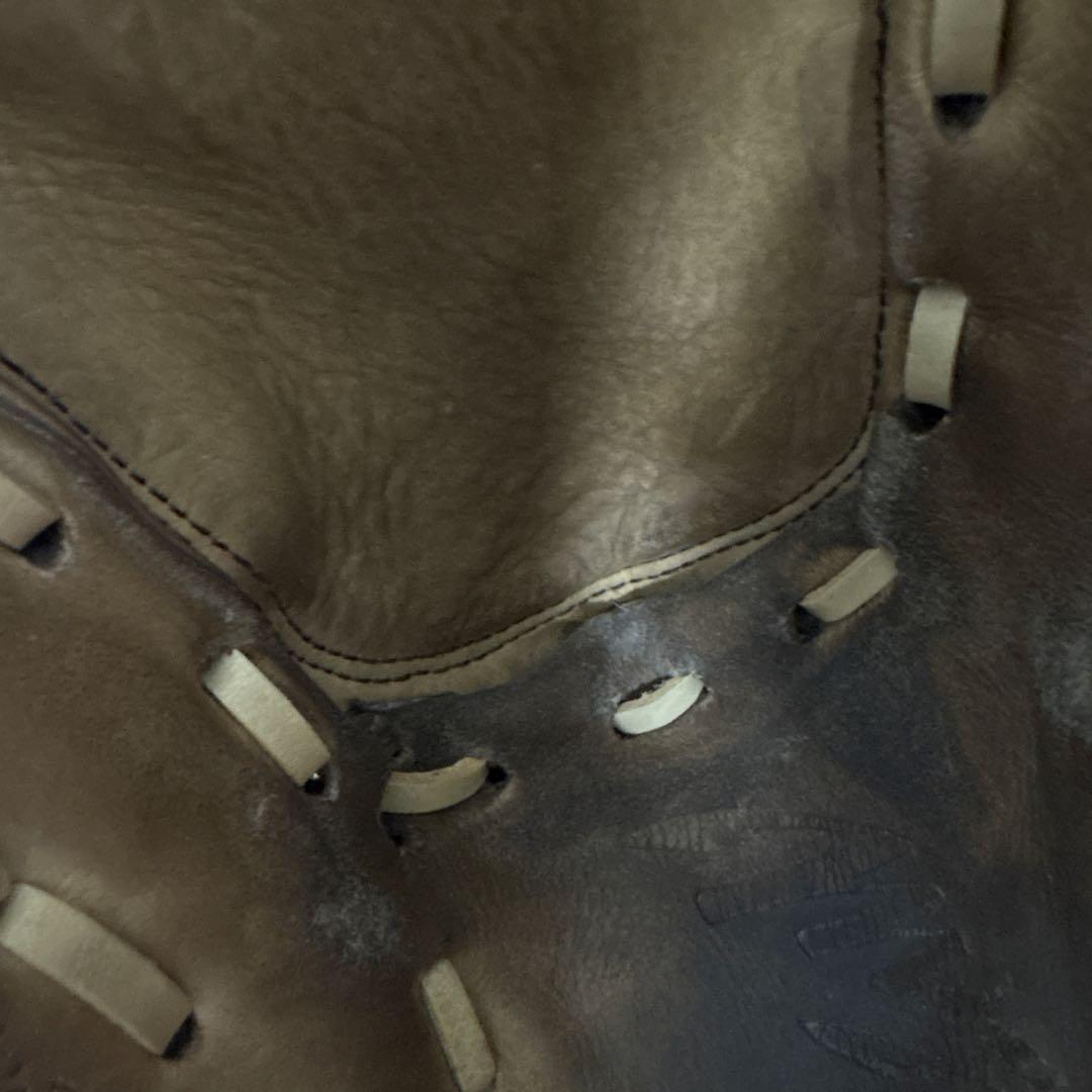 Mizuno Pro 硬式野球グローブ キャメル　右投げ投手用