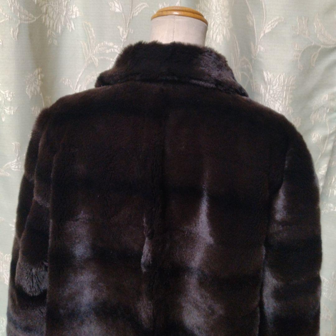ウィーゼルミンク✩リバーシブル✩ファーコート✩ハイグレードファー