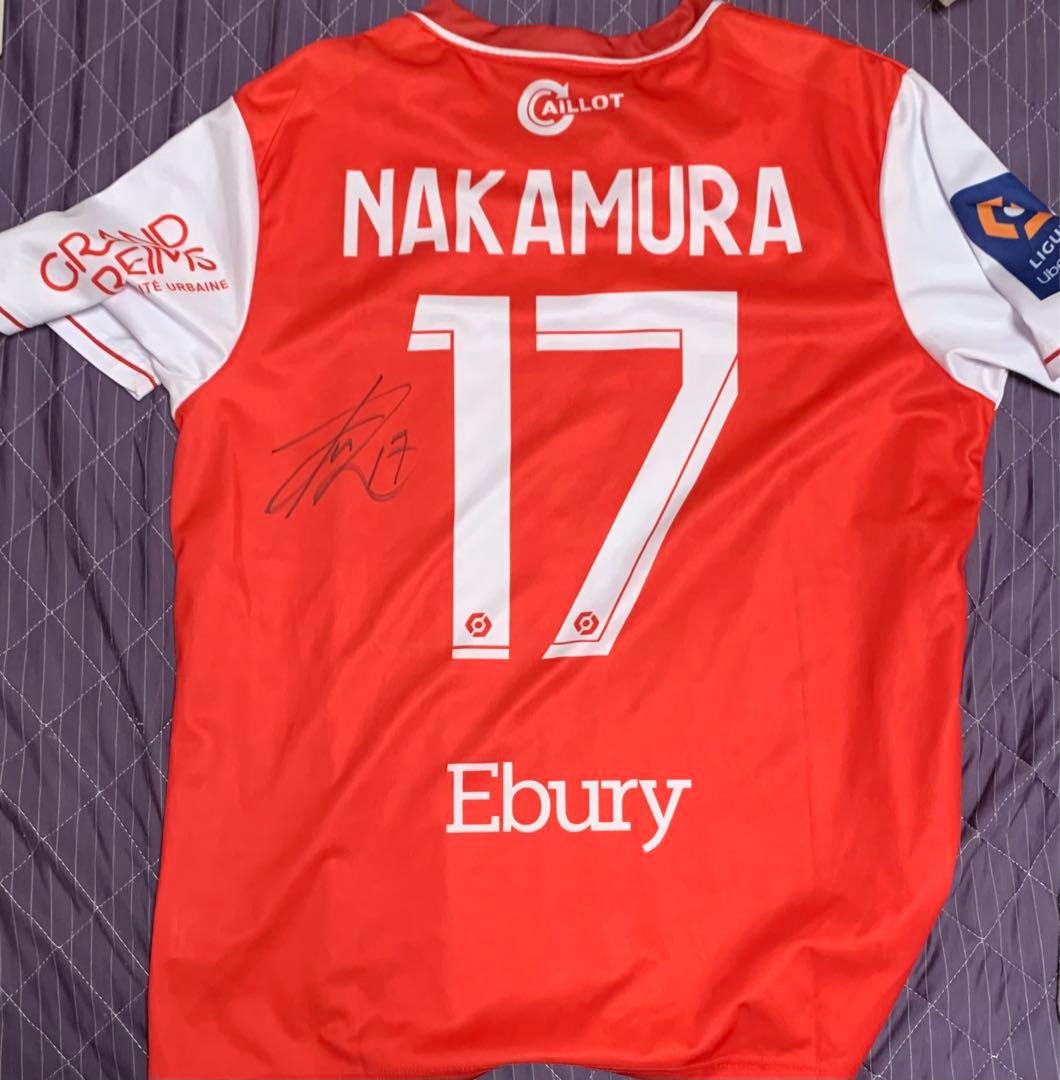 スタッドランス　中村敬斗　直筆サイン入りユニフォーム