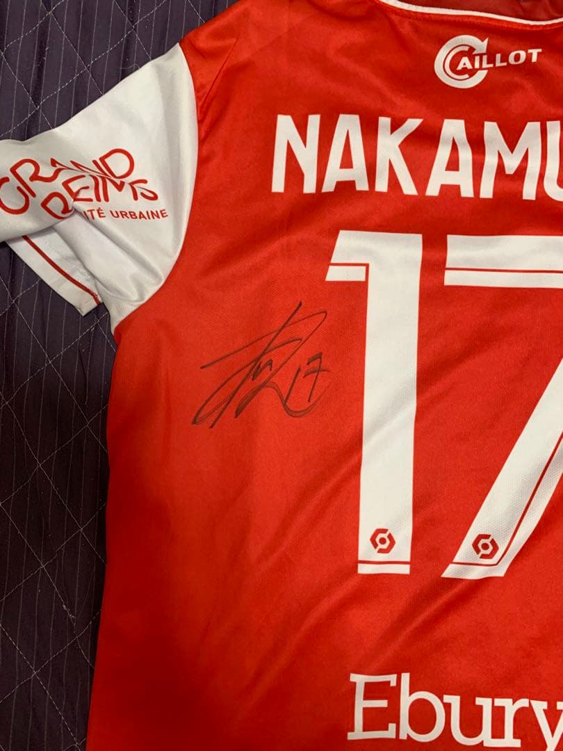 スタッドランス　中村敬斗　直筆サイン入りユニフォーム