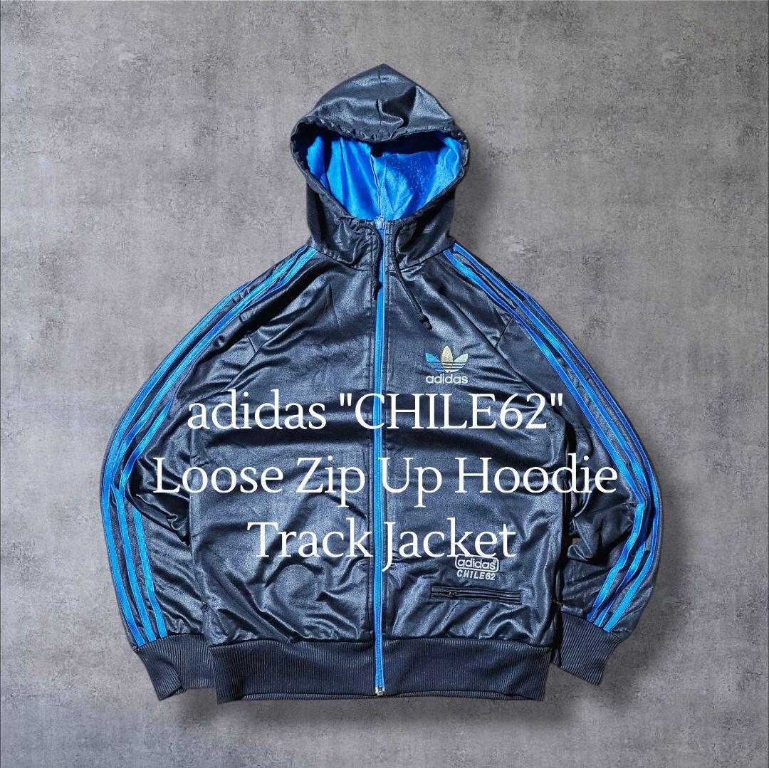ゆうadidasアディダスCHILE62 ジップアップフーディートラックジ