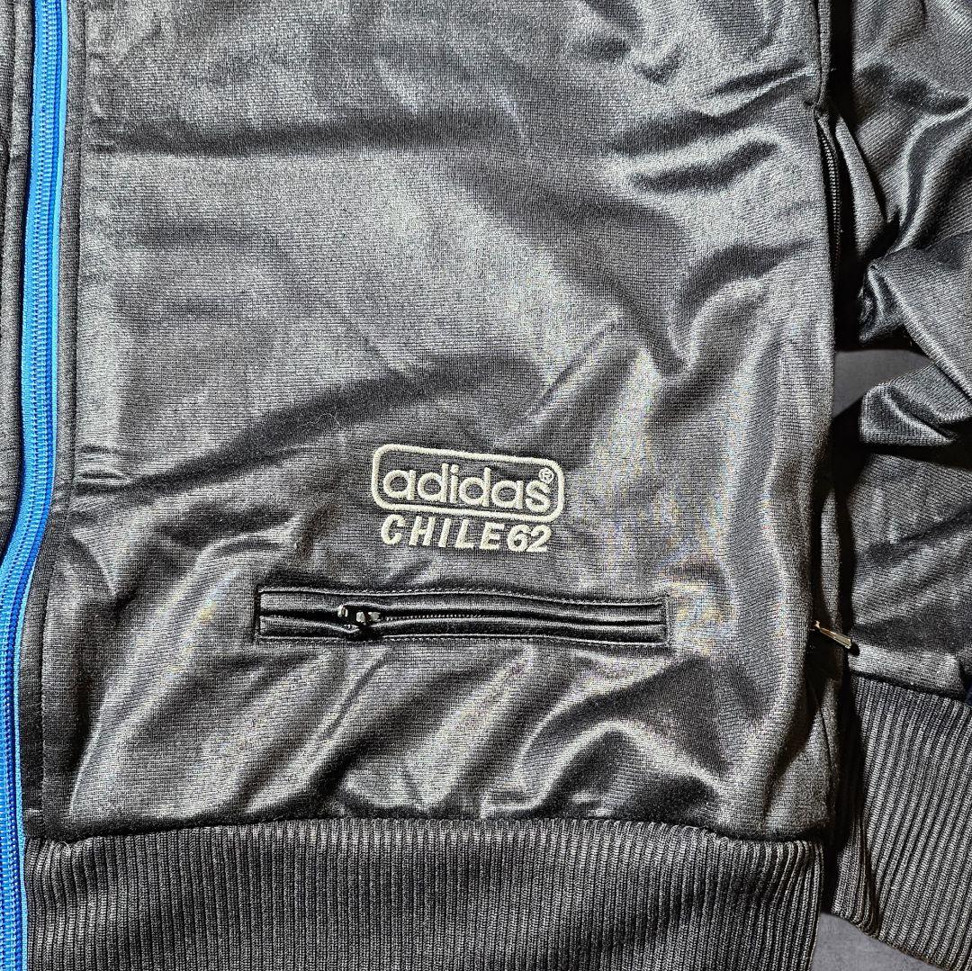 ゆうadidasアディダスCHILE62 ジップアップフーディートラックジ