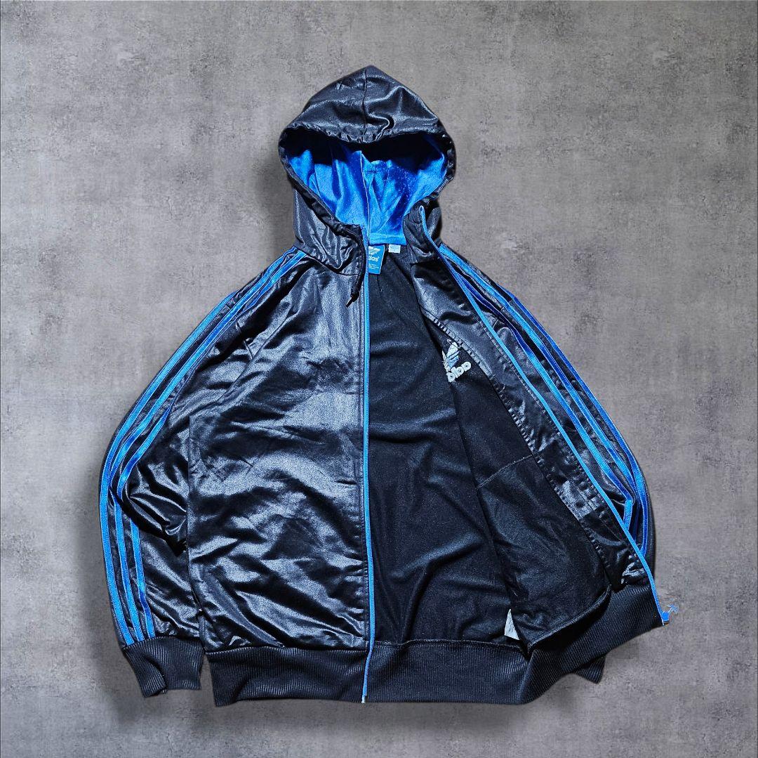 ゆうadidasアディダスCHILE62 ジップアップフーディートラックジ