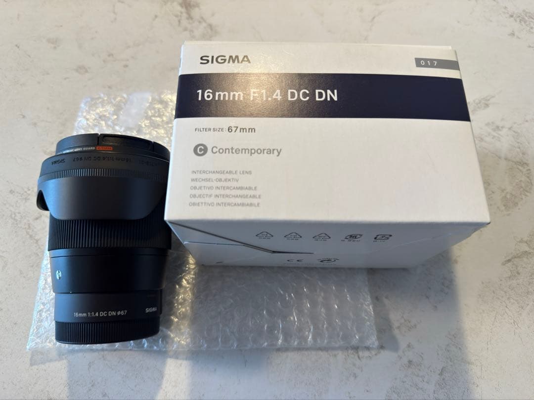 SIGMA 16mm F1.4 DC DN 単焦点レンズ Sony Eマウント