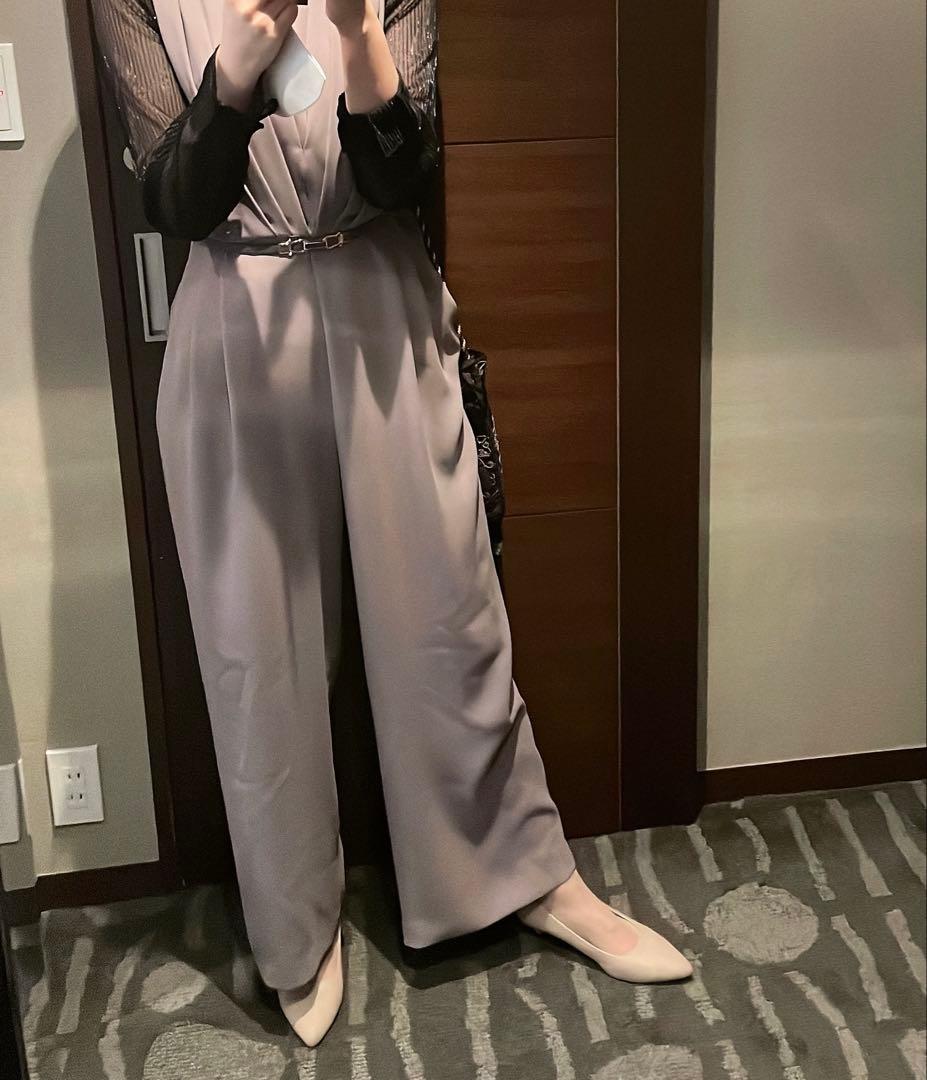 エメ/aimer/ストレートパンツオールインワン/M/9号