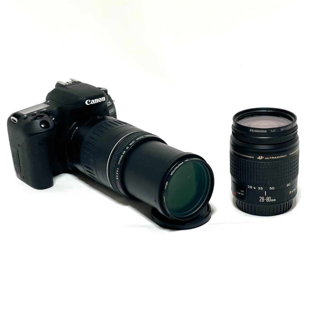 超望遠Wレンズセット❣️ Canon EOS 9000D 高速USM 天面液晶