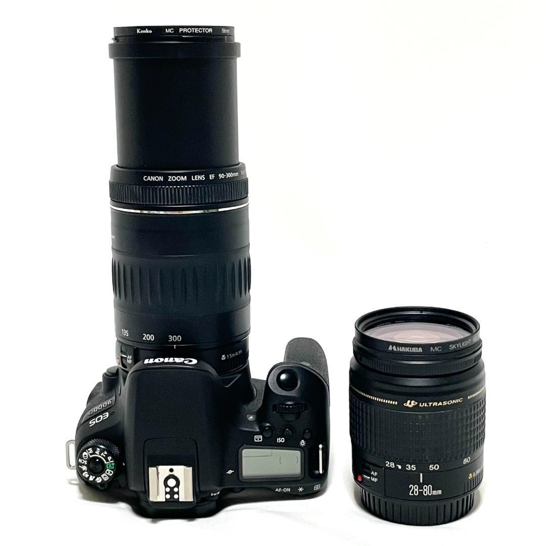超望遠Wレンズセット❣️ Canon EOS 9000D 高速USM 天面液晶