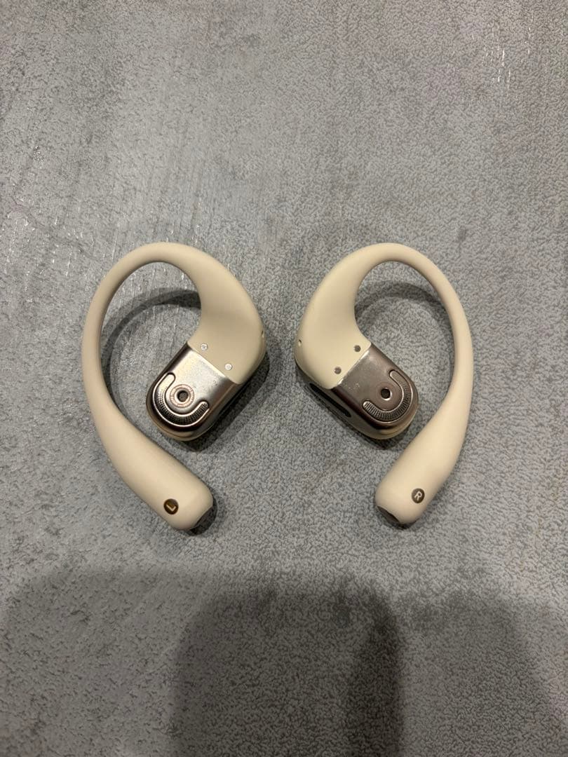 SHOKZ Open Fit2 クリーム色