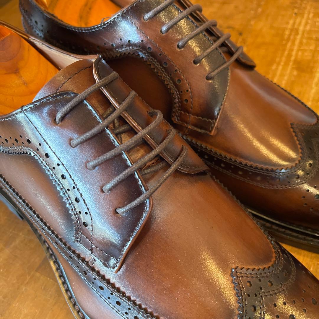 MURATA ORIGINAL921027ウイングチップ茶26