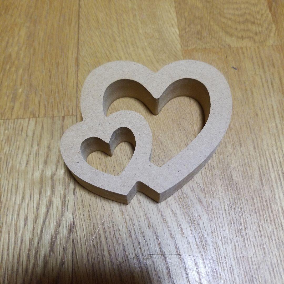 木製　ハート