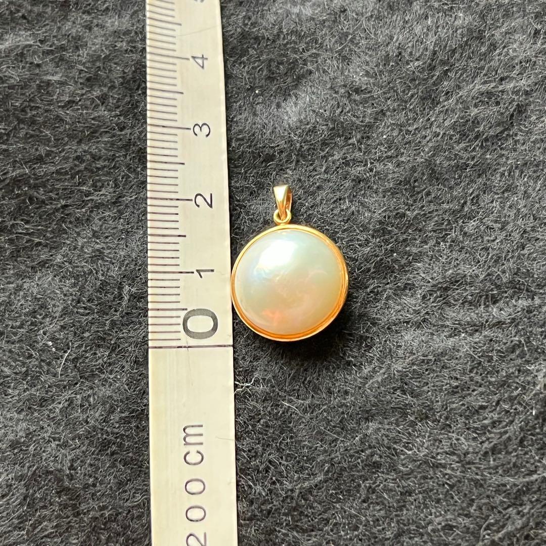 し*ん様 マベパール ペンダントトップ ペンダント K18 真珠 アクセサリー