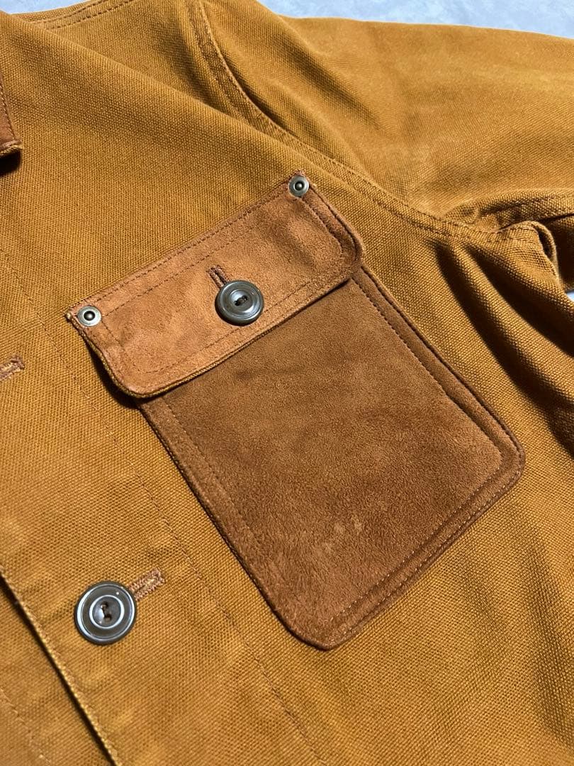 【BLUEWORK】レザーワークジャケット