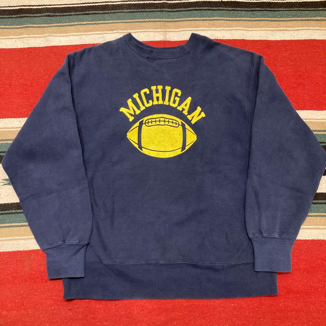 チャンピオン　80s トリコタグ　ネイビー　リバースウィーブ　XL USA製