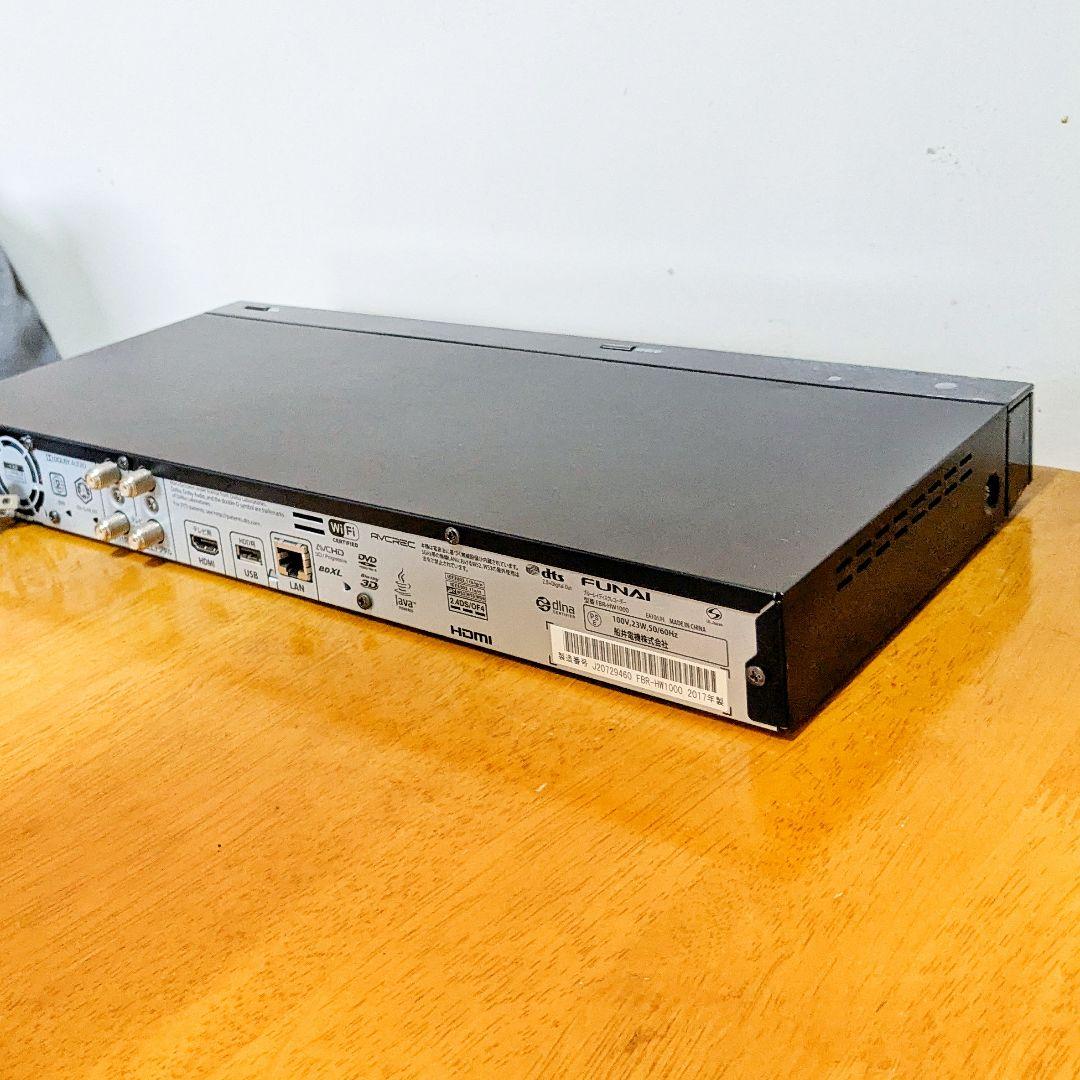 FUNAI ブルーレイレコーダー HDD 1TB→2TB増量換装　2番組同時録画