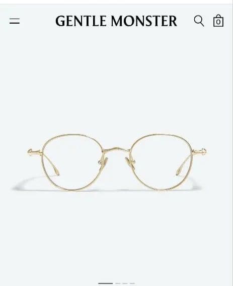 GENTLE MONSTER Ep 031 ゴールド/クリア