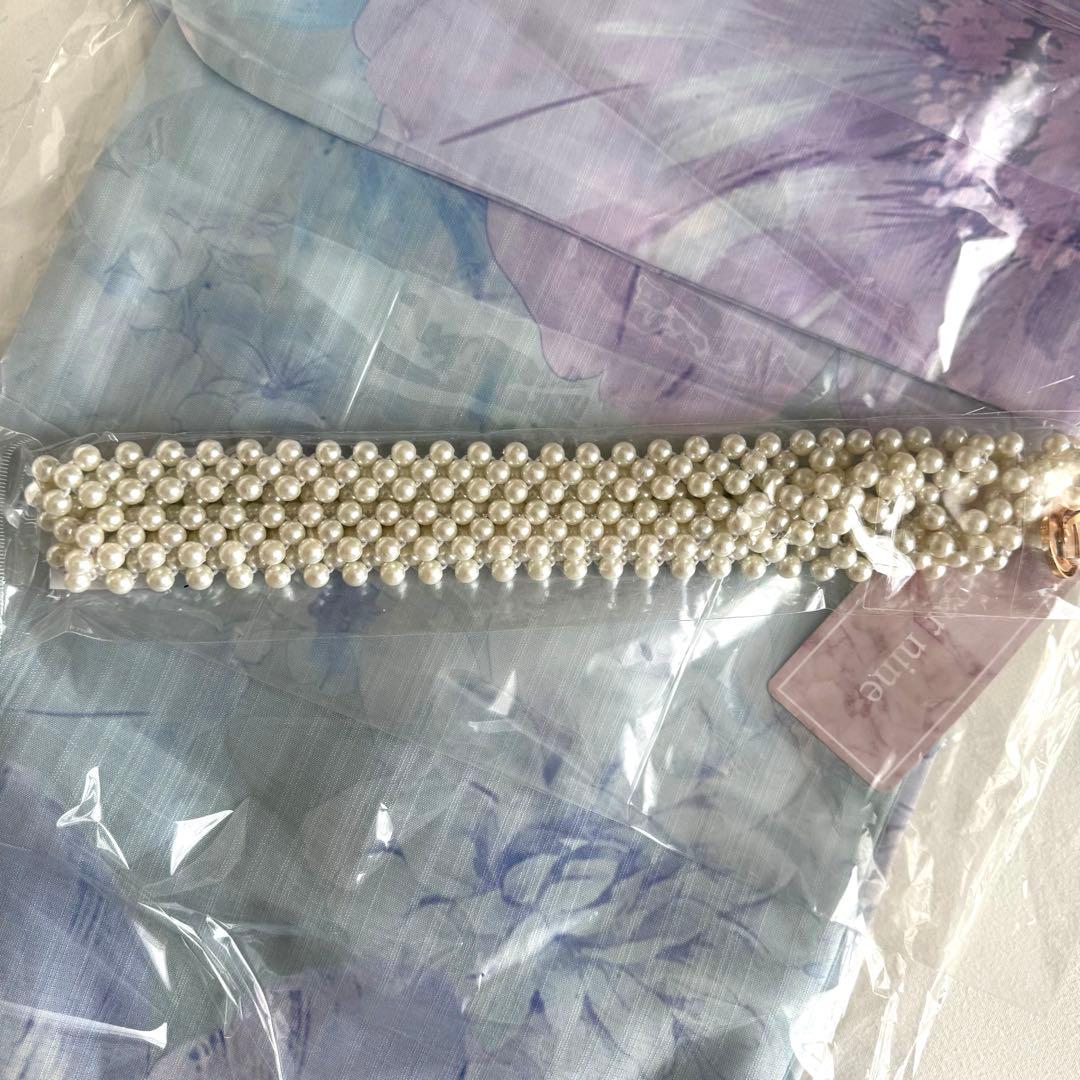 6点セットsugar nine 浴衣・帯2・帯飾り・下駄・髪飾り